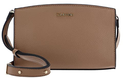 Calvin Klein Damen CK Code Crossbody K60K609870 Crossovers, Braun (Safari Canvas)