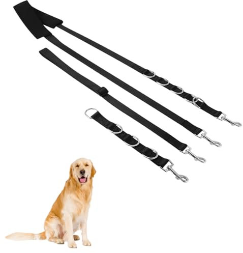 Hundepflege-Tischarm,Verstellbarer Pet Grooming Loop Schlinge mit Verstellbarer Gurt & Kurzes Hilfsseil für kleine und mittelgroße Hunde,Pet Grooming Table Rope