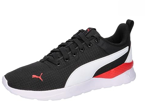 PUMA Anzarun Lite, Sneaker Unisex - Adulto, Puma Black Puma White For All Time Red, 43 EU
