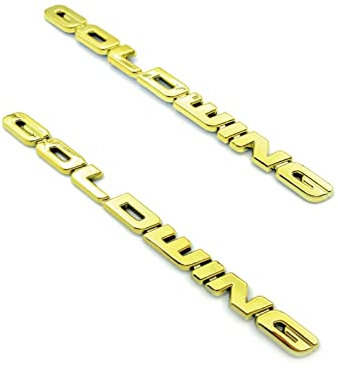 STATUZ Für Honda Goldwing Gold Wing 1800 GL1800 GL1500 GL1200 GL1100 GL1000 Motorrad 3D Logo Abzeichen Aufkleber Cover Emblem GL 1800 Aufkleber Schmücken (Color : Gold)