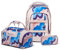 satch Pack Schulrucksack Set 3tlg. mit Sporttasche und Schlamperbox (Candy Clouds), 45 x 30 x 22 cm