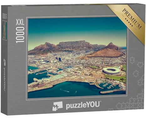 Puzzle 1000 Teile XXL „Blick über Kapstadt in Südafrika“ – aus der Puzzle-Kollektion Kapstadt, Südafrika, Städte Weltweit
