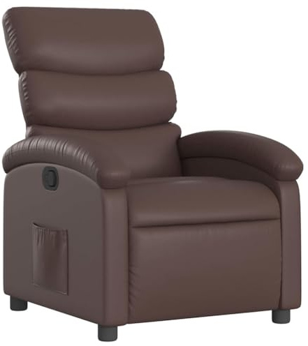 vidaXL Relaxsessel Braun Kunstleder