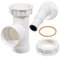 SPARES2GO Appliance Trap Adaptor 40mm 1 1/2 Washing Machine Dishwasher Waste Pipe Tee Kit