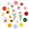 COMNICO Daisy Flower Iron On Patches, 21 Pcs Embroidered Patches Sunflower Applique Patches for DIY Decoration Clothes Backpacks T-Shirt Jeans Jackets Shoes