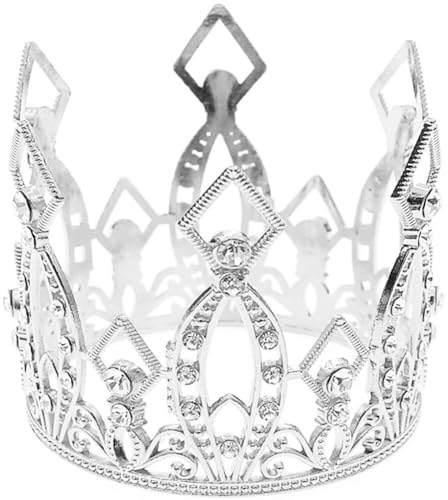 Haowul Crown Cake Toper Vintage Tiara Kuchen Ornamente Kronenkuchen Dekorationen Für Hochzeit Geburtstag Babyparty Königin Prinzessin Kuchen Foto Party