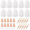 Granvoo 40pcs Ricambi Taglio Plasma, Ugelli per Taglierina al Plasma, Taglio Elettrodi Accessori, Punta Estesa Consumabili, Ricambi Ceramica, PT31 Taglio Plasma Torcia, per PT-31 CUT40 LGK40