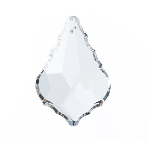 ORION LIGHTSTYLE Kristallbehang Pendel 50x34mm Kronleuchter K9 Kristallglas Glas Kristall Luster Ersatzkristall Pendelform Oval klar durchsichtig