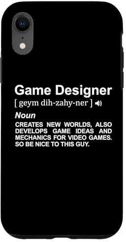 Game Designer Bedeutung Spieleentwickler Hülle für iPhone XR