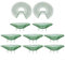 Giardinaggio sostenibile con il nostro set di 10 supporti resistenti, perfettamente progettati per fragole (grandi dimensioni)