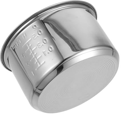 MOTHNUR Stainless Steel Rice Cooker Inner Pot Replacement Cooking Container Even Heat Distribution for Steaming and Stewing and Easy to Multiple Brands