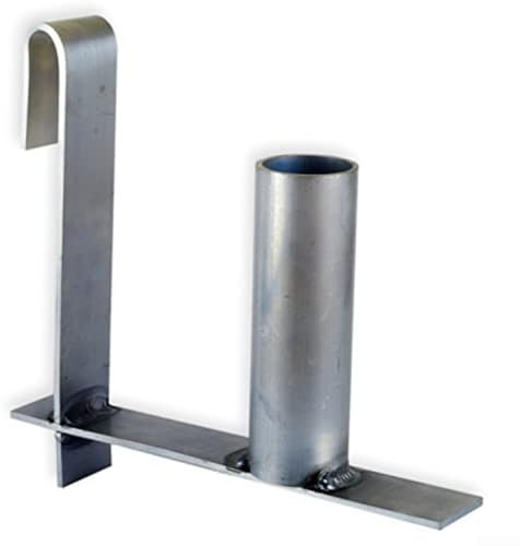 DAZZLEEX Sliver Metall Rollhilfe für PVC Sichtschutzstreifen Installation Zaun Weben Werkzeug Abrollhaken Gartenzaun Zubehör für verschiedene Zaunprojekte