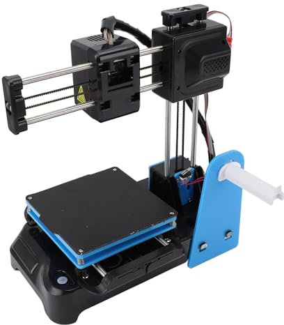 Kleiner 3D -Drucker, Frequenzabteilung Multiplexing 3D -Drucker, Hohe Genauigkeit Schneller Heizung Tragbar und Drucken Kompaktes 3D -Druckmaschine für Bildung (EU-Stecker)