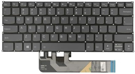 Teclado retro iluminado para Lenovo Yoga 530-14ARR, 530-14IKB - QWERTY US