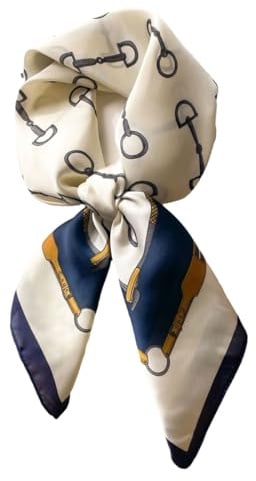 BEILATE Damen Seide Schal Halstuch Seidenschal Seidentuch Scarf Taschentuch Handgelenk Accessoires Stirnband Haarband