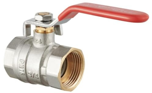 pokm toolsmarket - Kugelhahn mit Stopfbuchse 1 1/2 IG/IG Messing 16 bar 120°C Absperrventil mit nachziehbarer Dichtung Kugelventil Trinkwasser Heizung