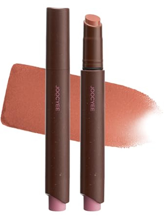 Joocyee Velvet Rouge Matte Lipstick Pencil Lightweight Red Brown