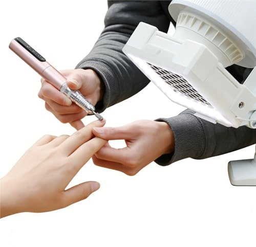 Portable Manicure Nail Vacuum Cleaner Professional Nail Equipment Vertical Vacuum Cleaner Extractor Fan for Manicure