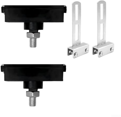 Interruptor de límite de puerta, interruptor de límite magnético para abridor automático de puertas correderas con sensor de soporte de montaje (2 piezas)