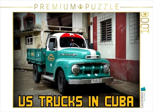 CALVENDO Puzzle EIN Motiv aus dem Kalender US Trucks IN Cuba | 1000 Teile Lege-Größe 64 x 48 cm Foto-Puzzle für glückliche Stunden