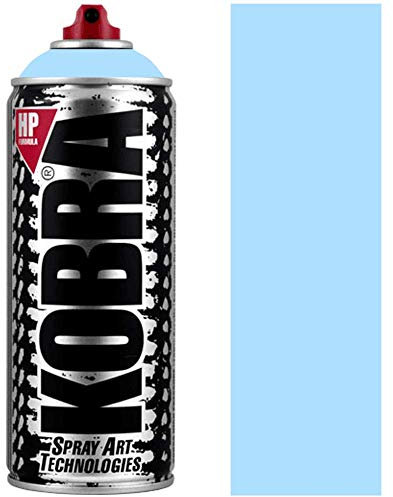 KOBRA Aerosol Spray Paint, 400ml, Colour: HP2000 Light Blue