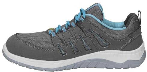 ELTEN Maddie Grey Low ESD S1PS, Sicherheitsschuhe für Damen+Herren, leicht, Stahlkappe, Obermaterial: Textil, Innenfutter: Textil (atmungsaktiv), Gr. 39
