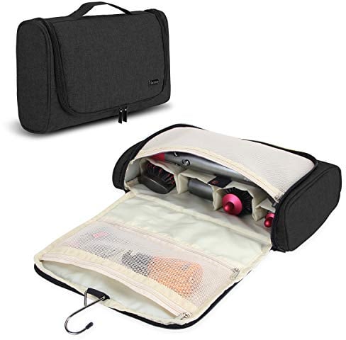 Teamoy Tragbare Aufbewahrungstasche für Dyson Airwrap Styler und Lockenwickler Zubehör, Schwarz, Style 1: Sac à suspendre, Modern