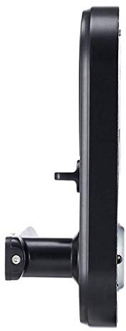 Backbayia - Cerradura de puerta corredera con cerradura de seguridad para puerta inteligente, teclado digital, negro