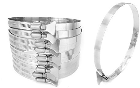 Aexit 118mm-140mm 304 Plage serrage collier papillon inox 10pcs (901cb17a461e15ee5ba91ded60044b83)