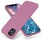 OTOFLY Compatible with iPhone 11 Case,ultra slim fit iPhone case liquid silicone gel cover with full body protection anti-scratch shockproof case,Lilac Purple