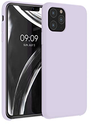kwmobile Case Compatible with Apple iPhone 11 Pro Case - TPU Silicone Phone Cover with Soft Finish - Purple Cloud