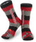 Marvel Kuschelsocken Herren Avengers Winter Socken Jungen Teenager Anti-Rutsch (Rot/Grau)
