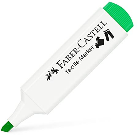 Faber-Castell Marcador textil verde neón