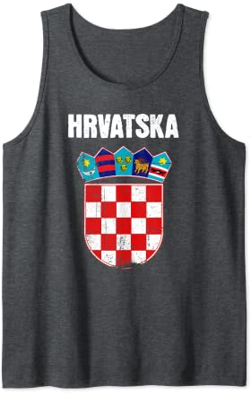 Kroatien Tshirt Trikot Hrvatska Kinder Damen Herren 2022 Tank Top