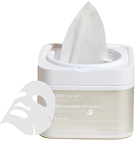 MARY & MAY Niacinamide Vitamin C Brightening Mask 30 Pcs (400 g)