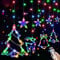 Lichtervorhang Weihnachten Fenster, Led Sterne Lichterkette für Weihnachtsdeko Fenster Lichterkette 8 Modi USB Weihnachtsbeleuchtung Innen & Außen Ip44 Wasserdicht für Weihnachtendeko,Fensterdeko