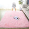 SUBEEN Tapis Salon, Tapis Chambre Tapis de Salon Moderne Tapis Shaggy Grand Tapis Antidérapant pour Salon Chambre Enfants (Rose, 80x160cm)