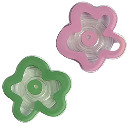 Phone Socket 2PCS Universal Expanding Flower Socket Mobiltelefone Ständer und Griff mit einem Swappable auf Telefone und Tabletten Pink+Grün