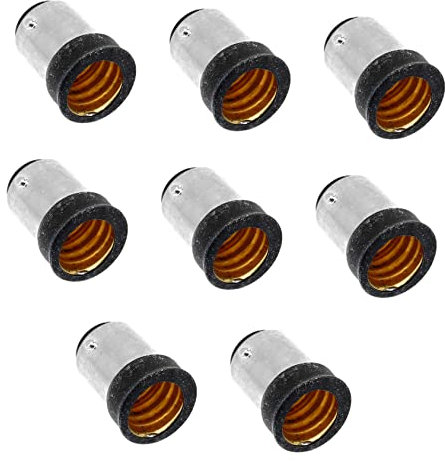 DOITOOL 8 Pcs Convert lamp Head Lights Base Adapter USB Light Bulb lamp Converter Bulb Candelabra Adapter Screw LED White Light Bulbs Copper lamp Holder e15 USB Plug