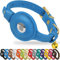 OOPSDOGGY AirTag-Katzenhalsband aus Leder mit Glöckchen, Nicht abreißbar, mit Apple Airtag-Halter, leichtes GPS-Haustierhalsband für Mädchen, Jungen, Katzen, kleine Hunde, Welpen (Blue)