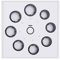 Oura-Ring Gen3 Größenprobier-Set, Bestimme vor dem Kauf Deine Größe für den Oura-Ring, Persönliche Größe für optimale Passform und genaue Erfassung bestimmen, Gutschrift für Kaufpreis erhalten