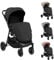 Kikkaboo Kinderwagen, Buggy Sarah faltbar verstellbar Getränkehalter bis 22 kg, Farbe:schwarz
