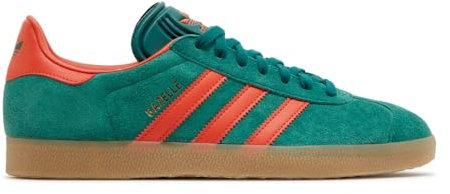 Adidas Men's Gazelle Sneaker, Collegiate Green Preloved Red, Size 11.5