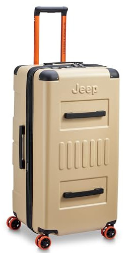 Jeep - JH002B - Hartschalenkoffer 80 cm x 41 cm x 37 cm - 121 L - Heißer Sand