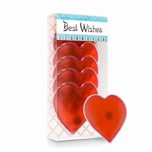 NWK Reusable Instant Hand Warmer Heat Packs Body Warmer with Gift Packaged Christmas White Elephant Stocking Stuffers Gifts (11cm x 10cm, count, 6)