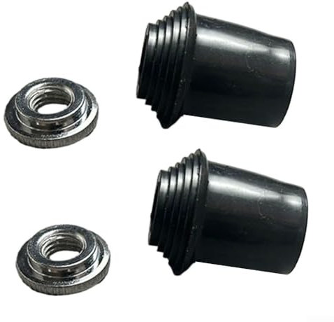 Bass Drum Leg Feet Parts, Set of 2, High Grade Rubber Material, Suitable for Drum Percussion Instrument