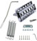 52.5mm guitare stratocaster tremolo Bridge Tool Set pour remplacer guitare électrique escrime (argent)