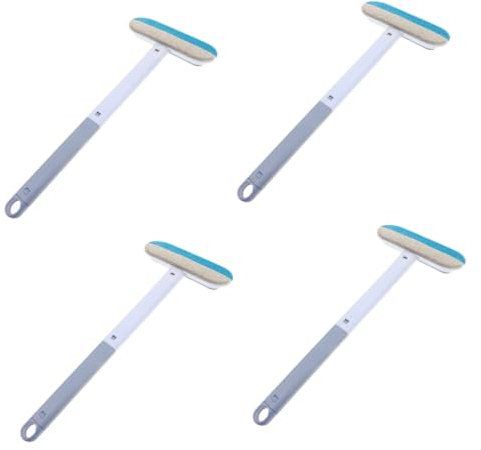 COSMEVIVI 4stücke Pet Haarentferner Bürste Für Katzen Und Hunde Tragbarer Tierhaare-Reiniger Effizienter Fusselroller Für Teppiche Und Möbel Leicht Zu Reinigen Elegantem Graublau