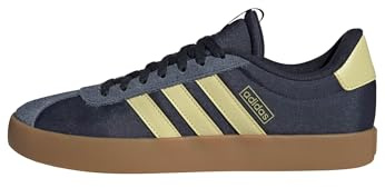 adidas VL Court 3.0 Shoes, Zapatillas Hombre, Legend Ink Powder Yellow Preloved Ink, 43 1/3 EU