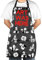 JXGZSO Horrorfilm-Liebhaber, Geschenk, lustige Clown-Kochschürze, Kunst war hier, Schürze mit Tasche, Halloween-Party-Geschenk, Pennywise-Geschenk, Art Was Here, Groß